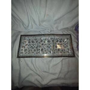 Georges Briard Persian garden 3 section plate perfect 19 x 8.5 inches